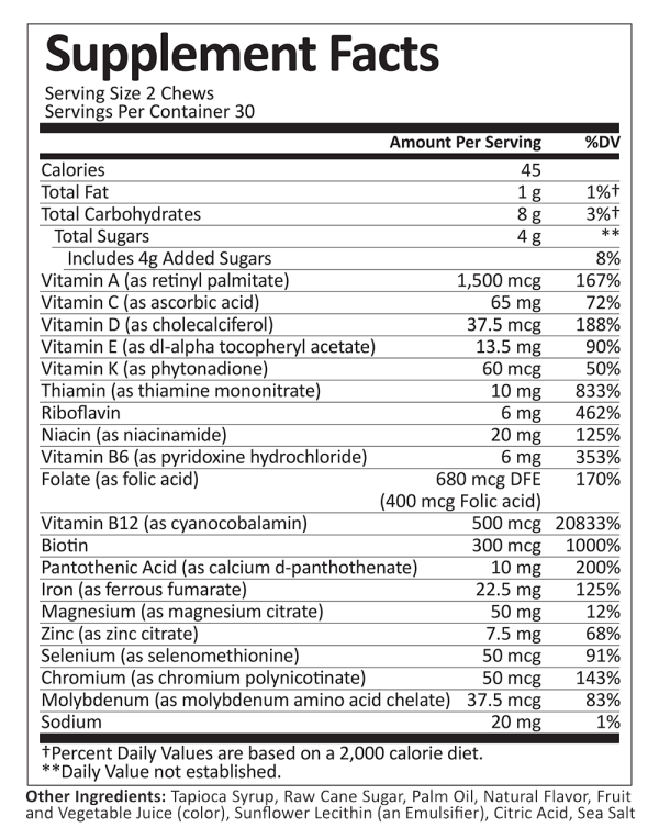 Bariatric Multivitamin Chew