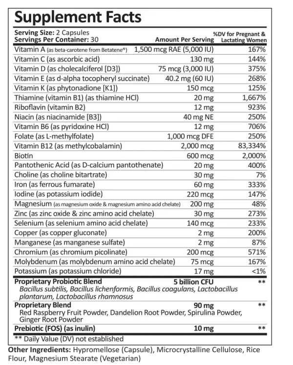 Prenatal + Bariatric Multivitamin